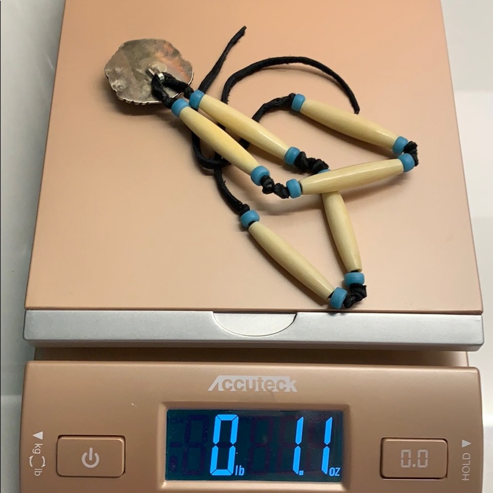 🩵🩶 Vintage turquoise stone sterling silver. #A313 - Picture 6 of 10